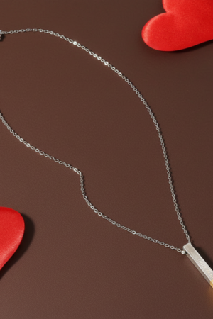 Personalized Gold Cubic Pendant