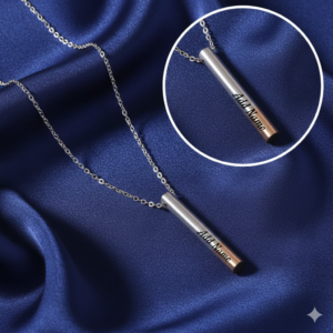 Personalized Cylindrical Pendant