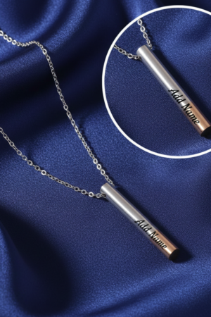 Personalized Cylindrical Pendant