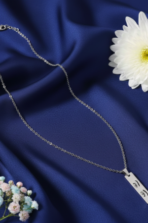 Loving Gaze Personalized Silver Pendant For Her