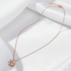 Floral Hearts Openable CZ Pendant