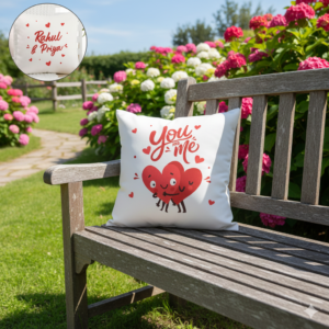 Personalized You And Me Couples Cushion