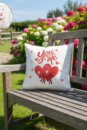 Personalized You And Me Couples Cushion