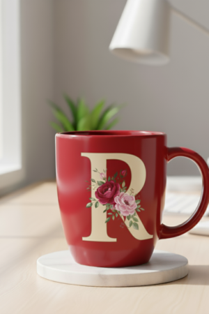Personalized Classic Red Mug