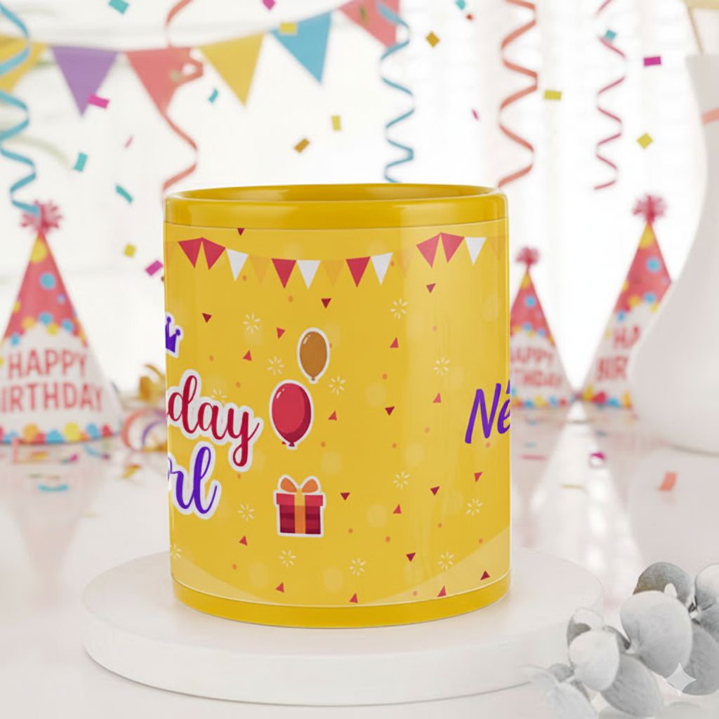 Birthday Girl Personalized Mug - Image 2