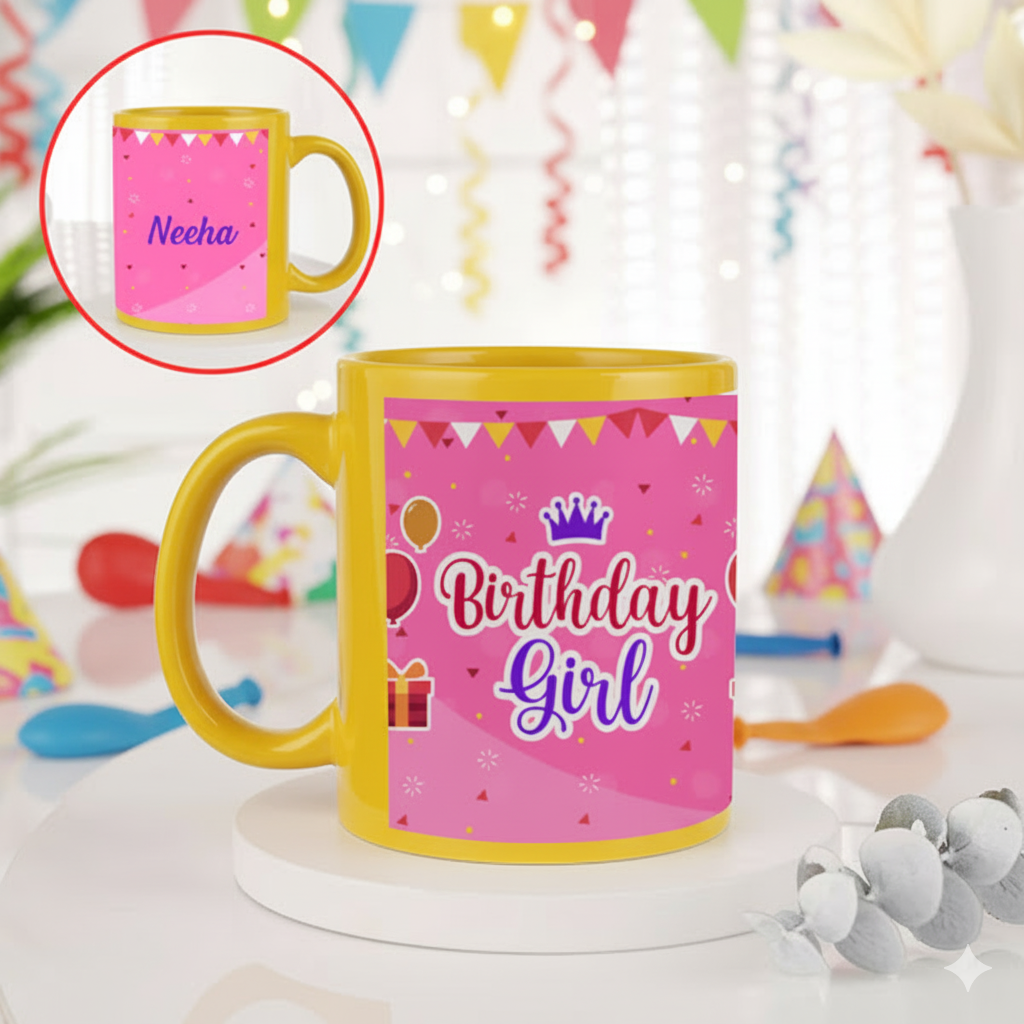 Birthday Girl Personalized Mug
