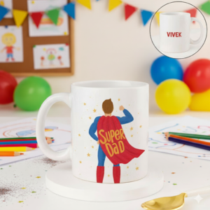 Super Dad Personalized Ceramic Mug