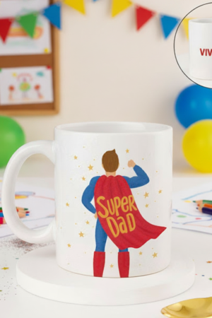Super Dad Personalized Ceramic Mug
