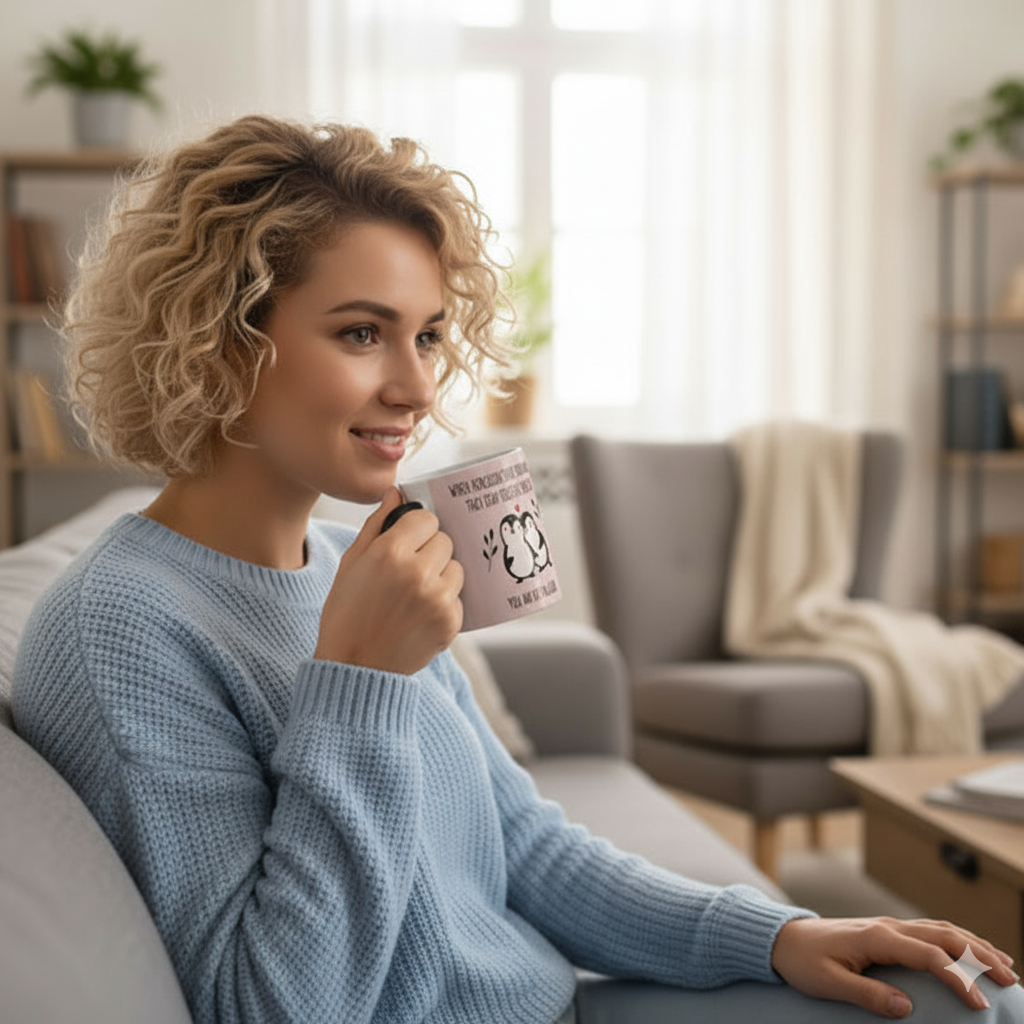 You Are My Penguin Personalized Magic Mug - Image 3