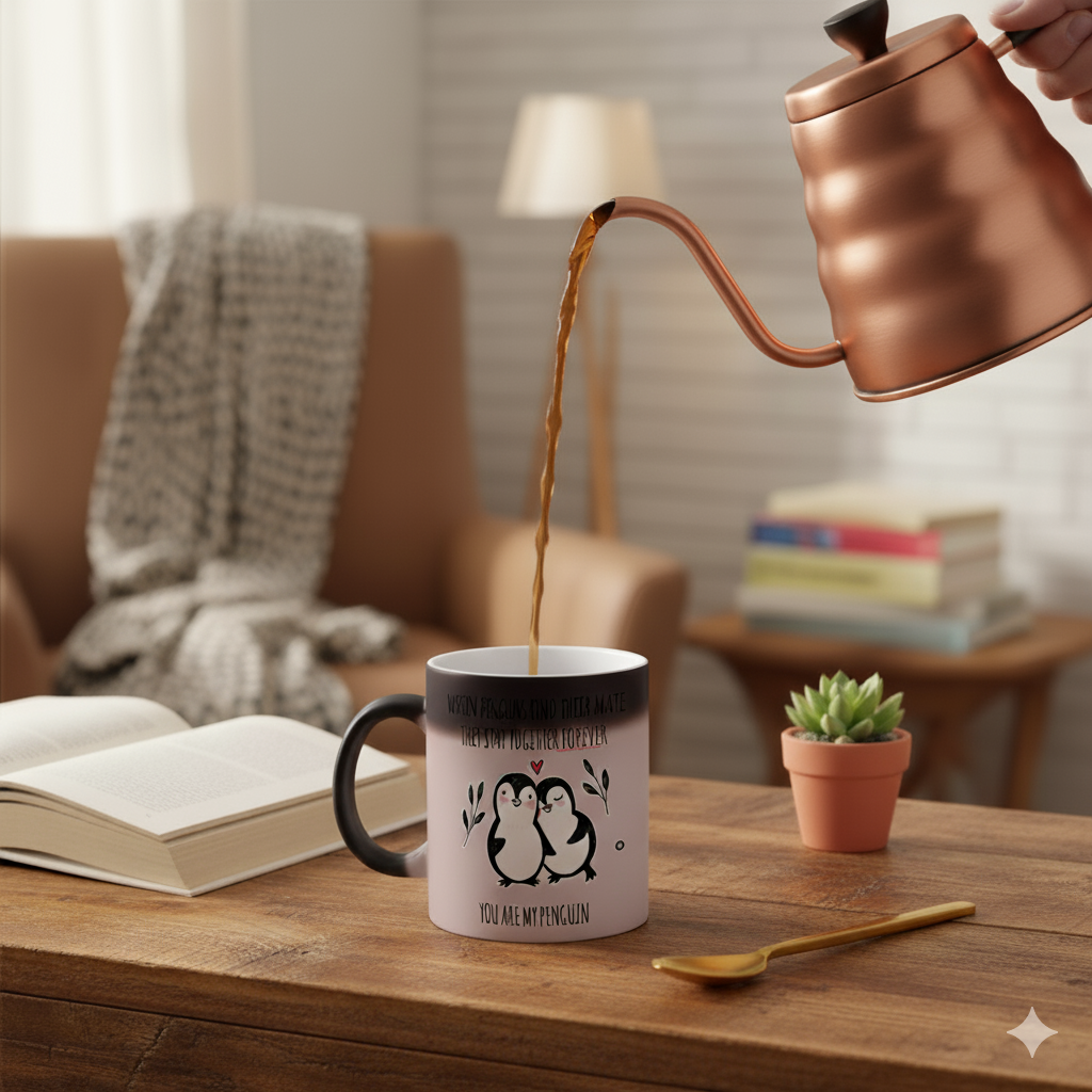 You Are My Penguin Personalized Magic Mug
