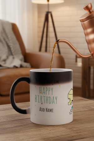 Birthday Sprinkles Personalized Magic Mug