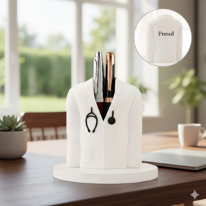 Personalized Doctor Coat Pen Stand