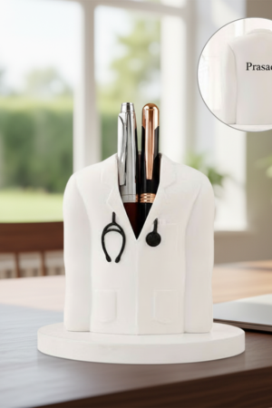 Personalized Doctor Coat Pen Stand