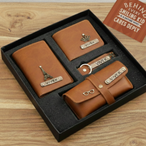 Leather Essentials Personalized Gift Hamper