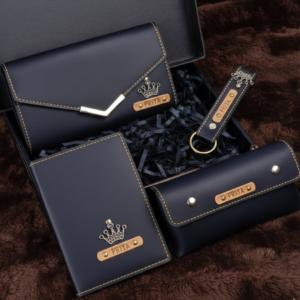 Personalized Travel Essentials Hamper For Her - Black