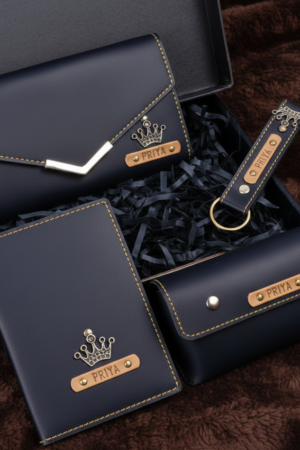 Personalized Travel Essentials Hamper For Her - Black