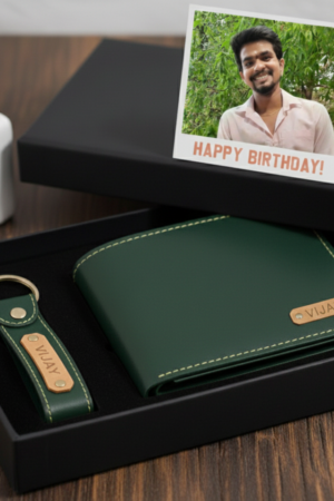 Stylish Birthday Gift Set for Him-Green