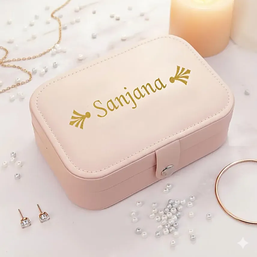 Personalised Blush Jewellery Box - Image 2