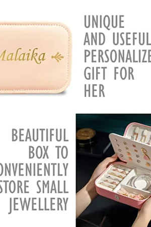 Personalised Blush Jewellery Box