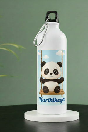 Adorable Baby Panda Design Water Bottle – Kids