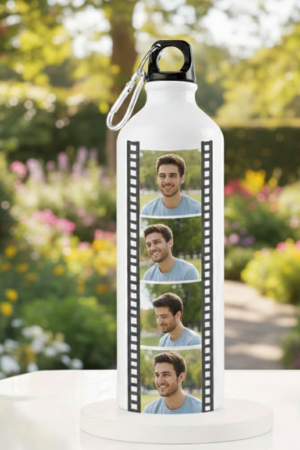 Custom Photo Filmstrip Sipper Bottle