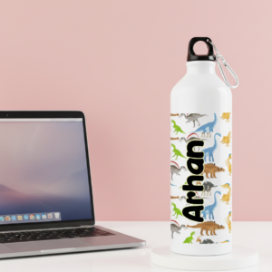 Cute Dino Personalized Sipper Bottle For Kids