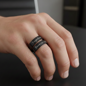 Personalized Adjustable Rose Gold Wrap Ring