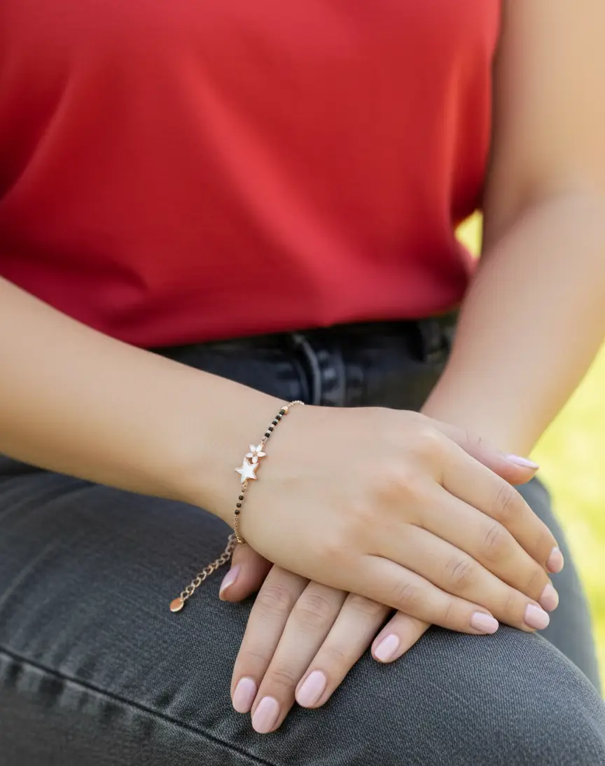 Rose Gold Celestial Charm Bracelet