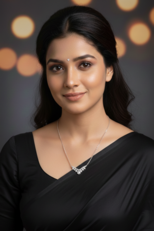 Dazzling V-Shape Diamond Cluster Necklace