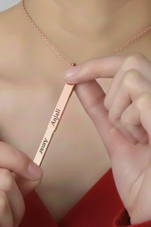 Personalized Secret Bar Pendant: A Hidden Treasure