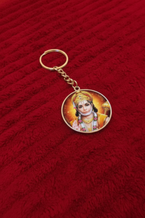 ✨ Customized Round Double-Sided Keychain-Gold Border