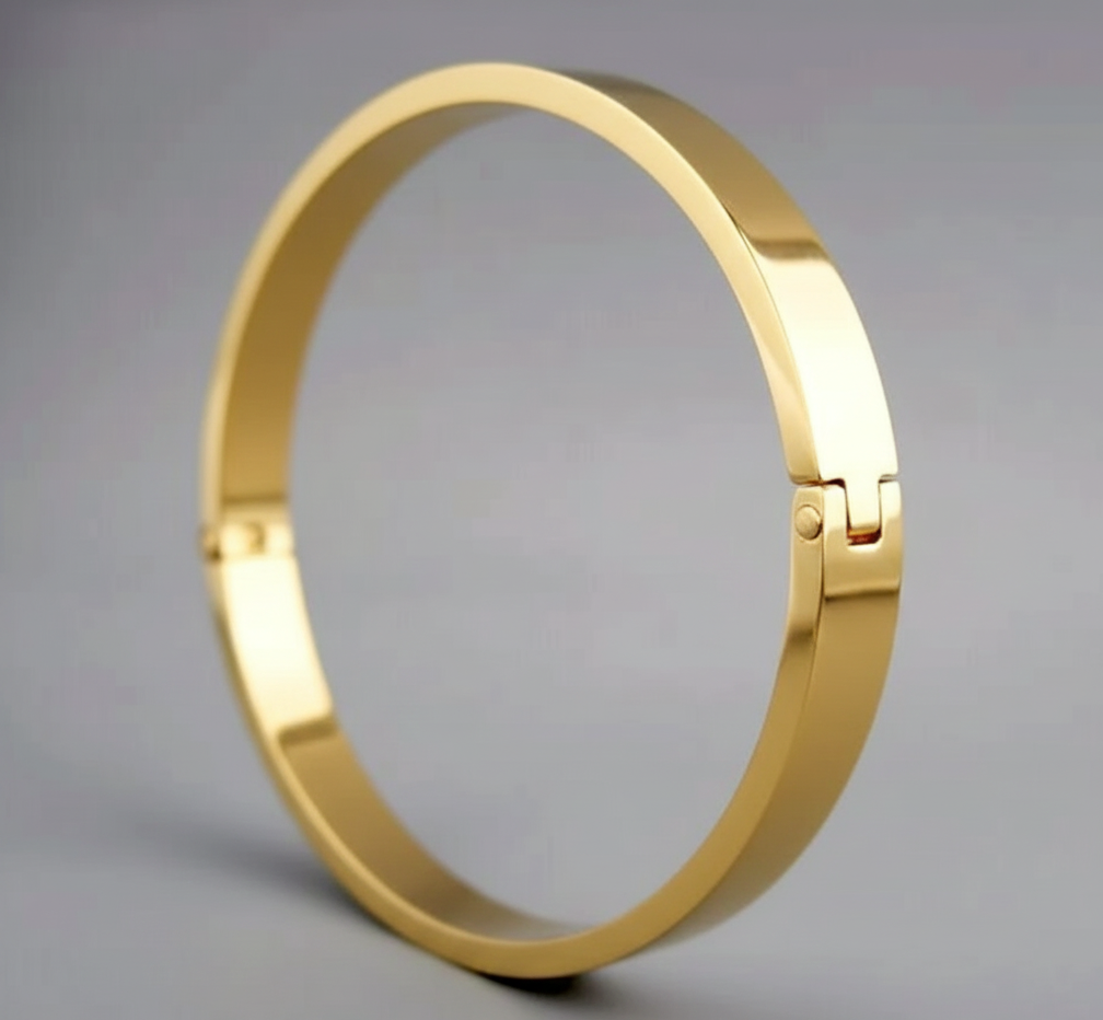 Personalized Enduring Gold Bracelet - Image 3