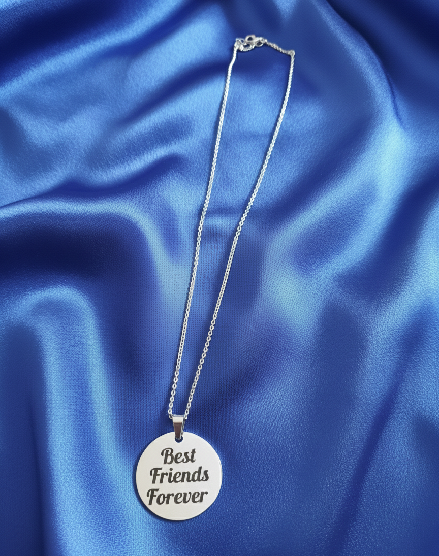 Elegant Friendship Pendant Necklace - Image 3