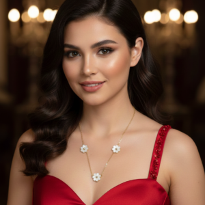 Charming Daisy Flower Chain Necklace