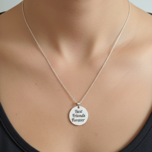 Elegant Friendship Pendant Necklace