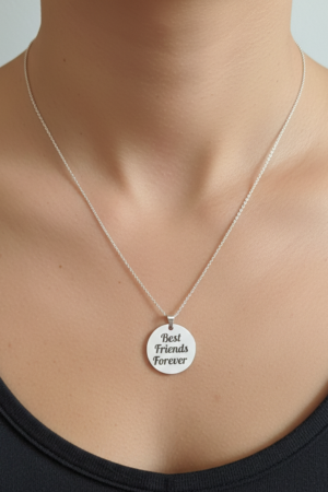 Elegant Friendship Pendant Necklace