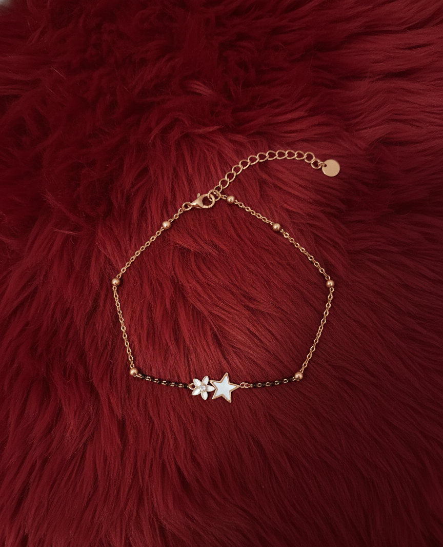 Rose Gold Celestial Charm Bracelet - Image 2
