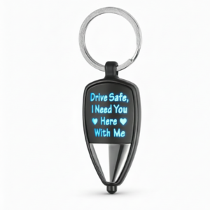 Thoughtful LED Keychain Gift - Customizable & Strong