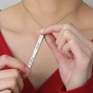 Personalized Sliding Bar Secret Necklace