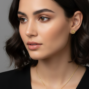 Gold-Tone Stainless Steel Evil Eye Jewelry Set