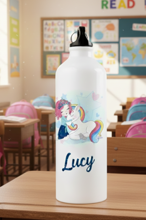 Magical Unicorn Hug Stainless Steel Sipper Bottle - Personalized Gift